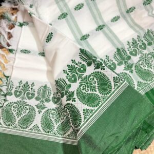 Sarna saree green